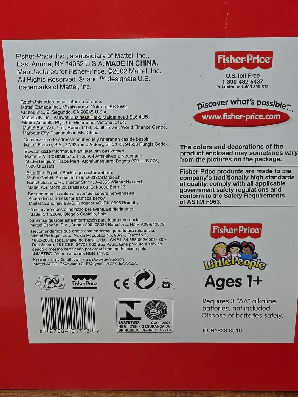 Fisher-Price Little People Patriotic Train Set - Red, White, Blue